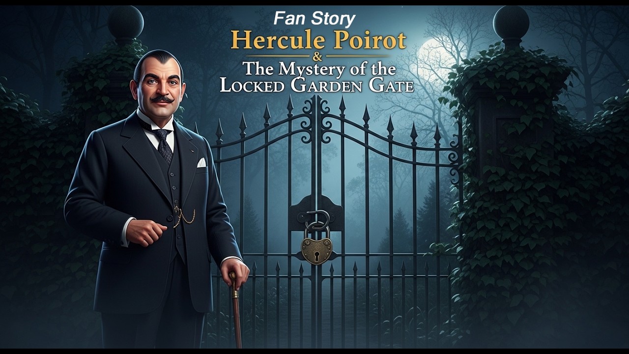Hercule Poirot & The Mystery of the Locked Garden Gate | Sleep & Cozy Fire [Fan Story].