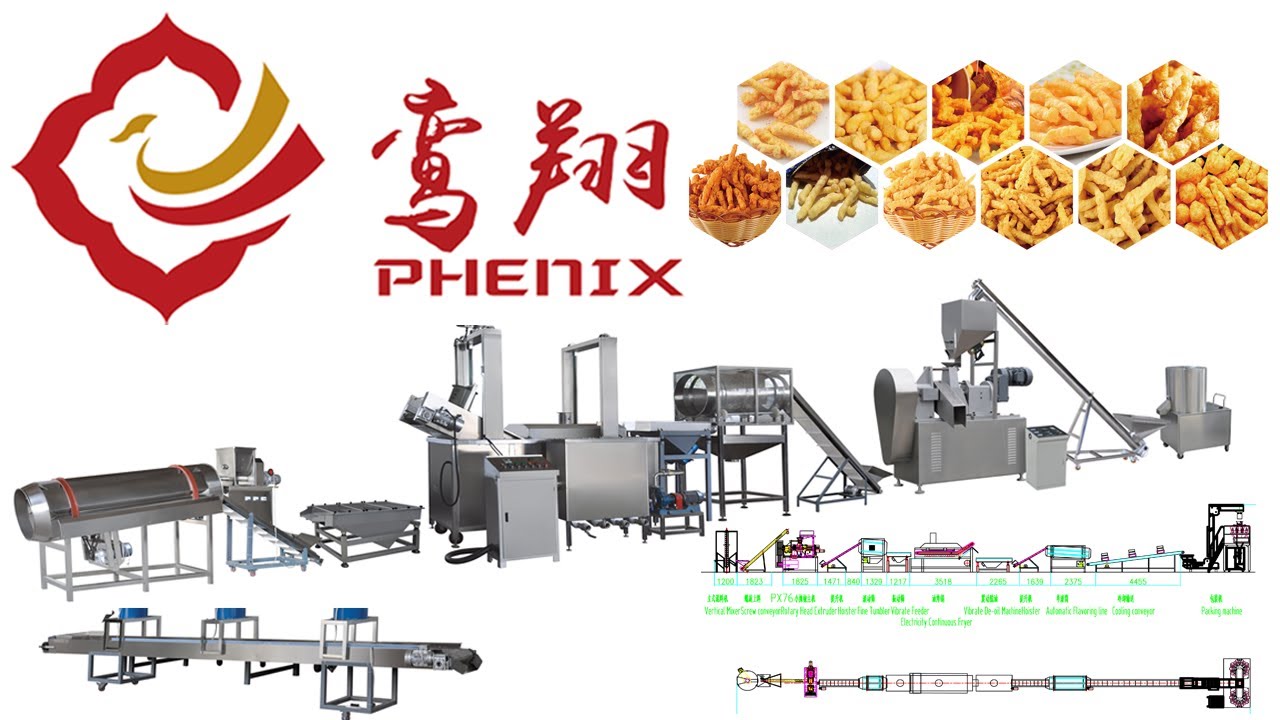 Kurkure/Cheetos/Nik Naks  Processing Line | Jinan Phenix Machinery ®