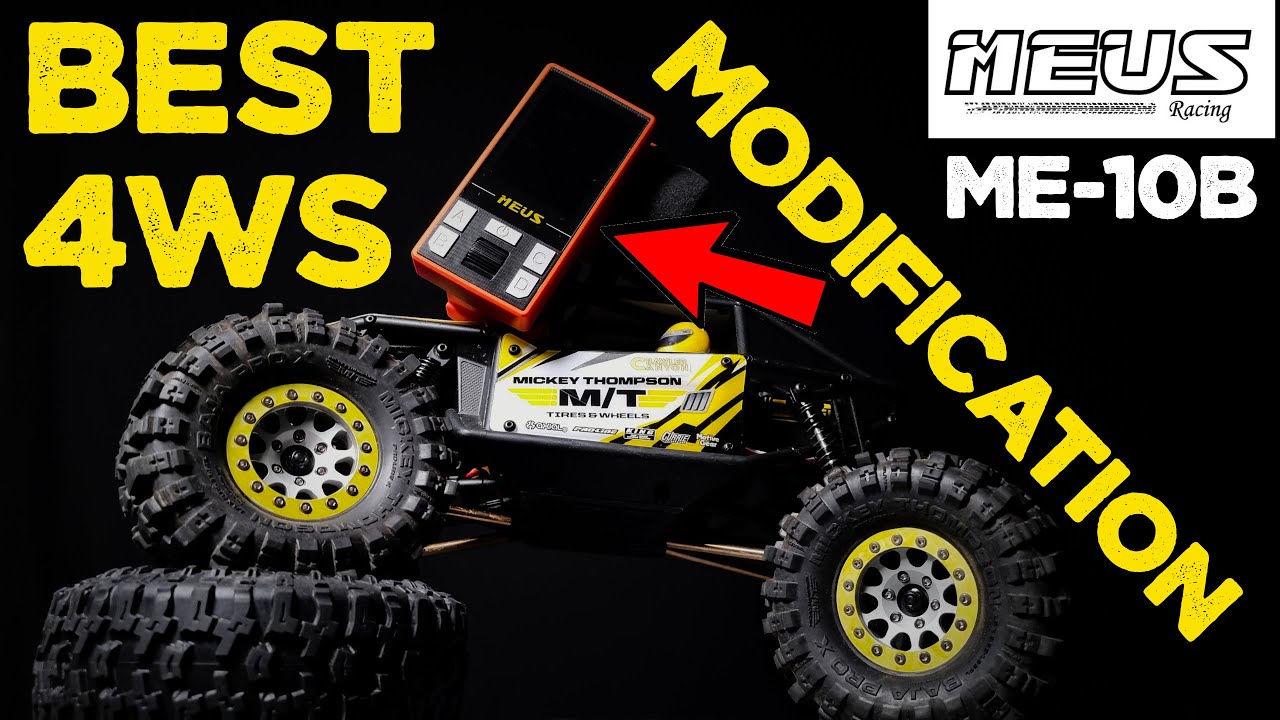 MEUS ME-10B + Axial UTB18 4WS is INCREDIBLE! FREE RADIO!