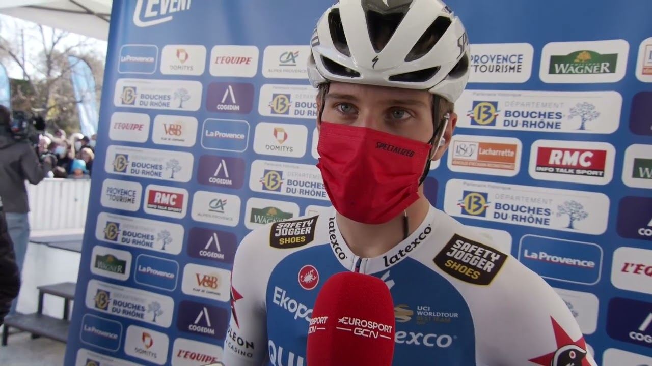 Ilan Van Wilder - Interview at the start - Tour de la Provence - Stage 3