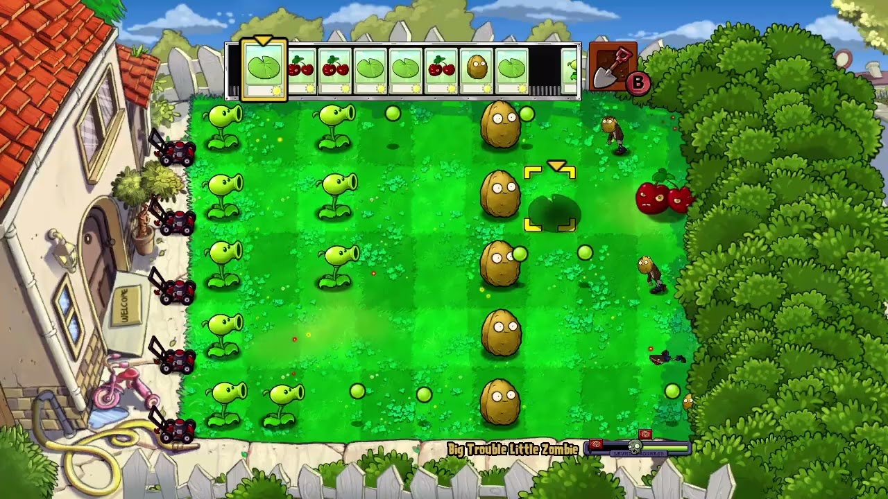 PvZ Xbox | Гибридная мини-игра: Big Trouble Little Zombotany