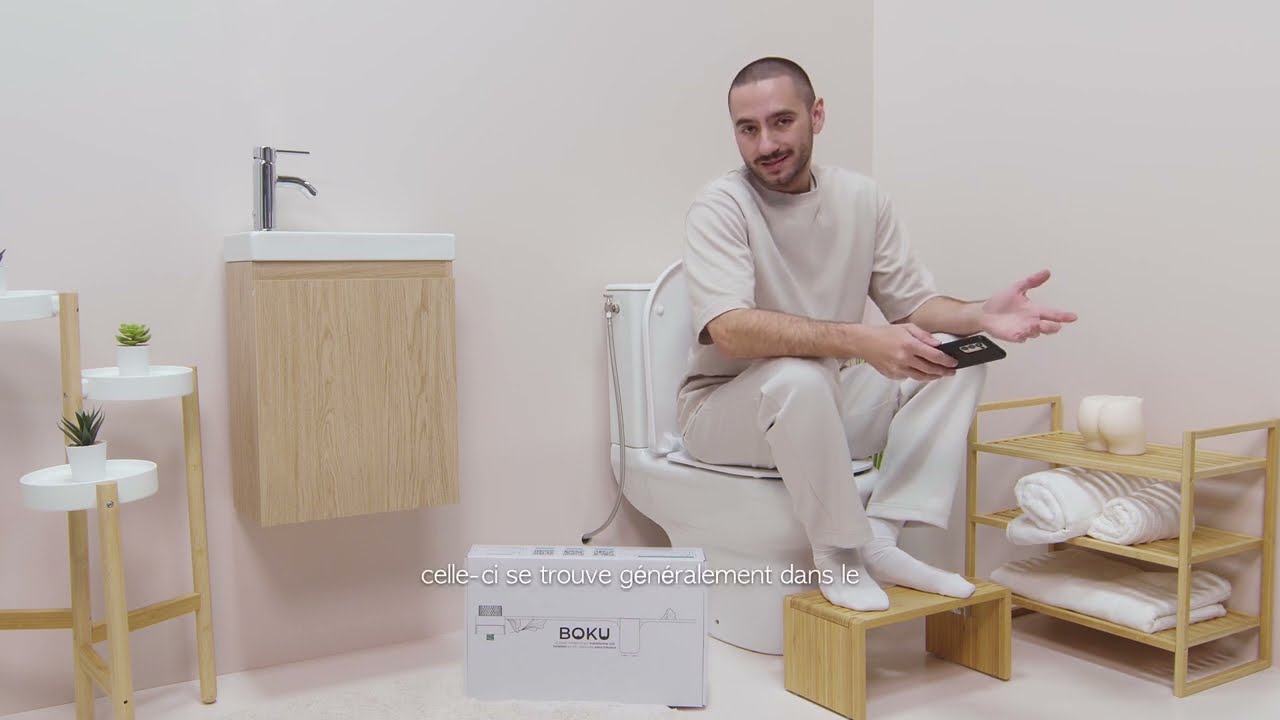 Installation du Bidet BOKU - WC Japonais à fixer
