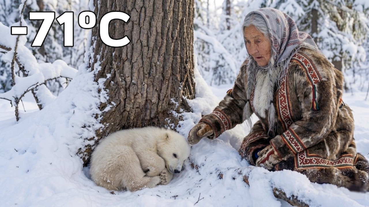 She Heard Something by the Tree&hellip; Then Found a Bear Cub All Alone!