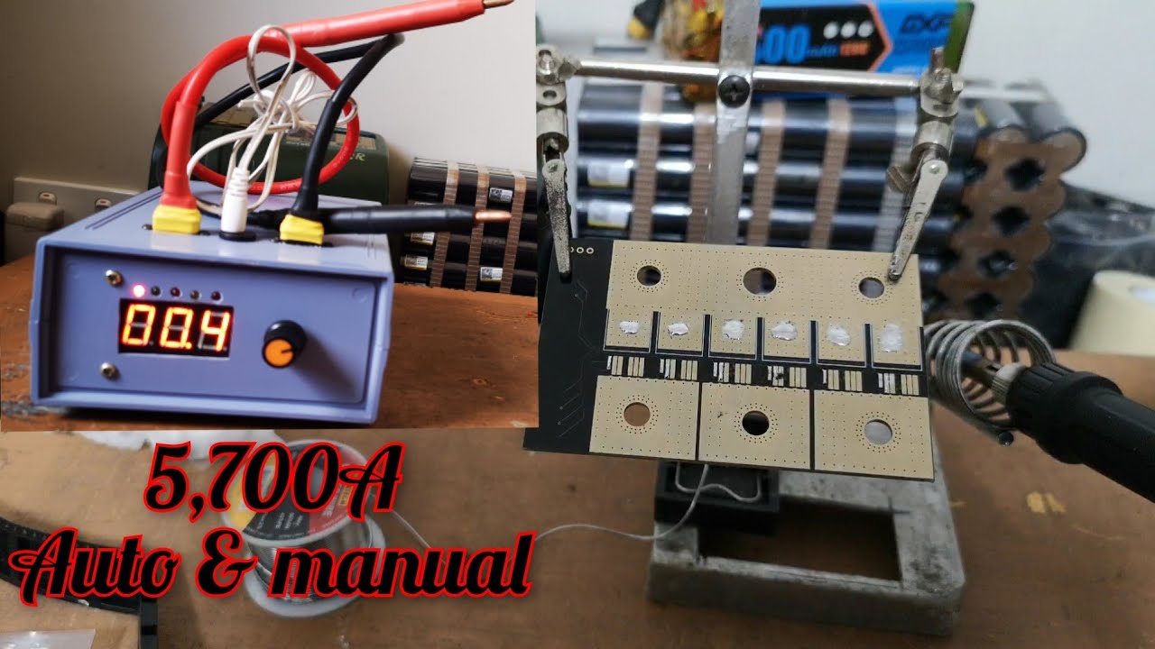 DIY 5,700A spot welder 12mos IRL40SC209