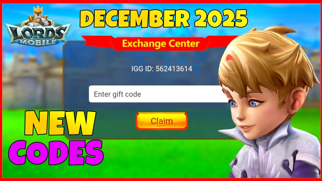 Lords mobile New Redeem Code |New Redemption Code December 2025