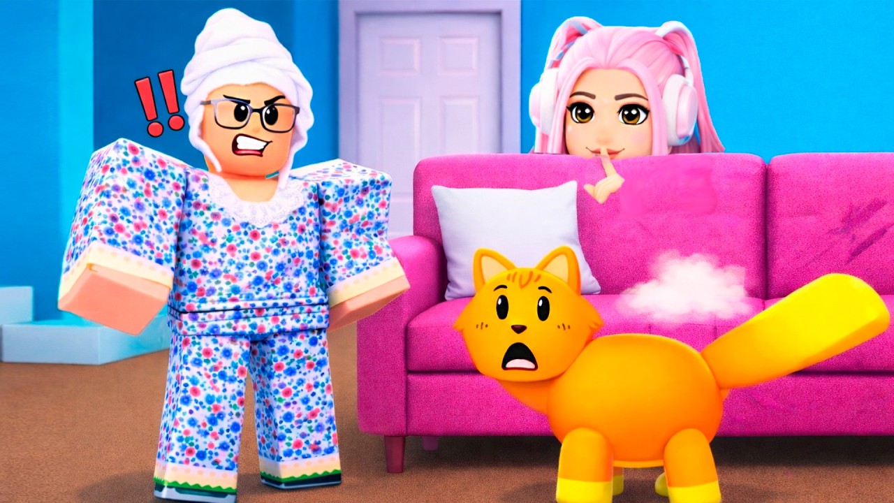 КОТЫ ПРОТИВ БАБУЛИ В РОБЛОКС! ПЛОХИЕ КОТИКИ VS ПЛОХАЯ БАБУЛЯ!
