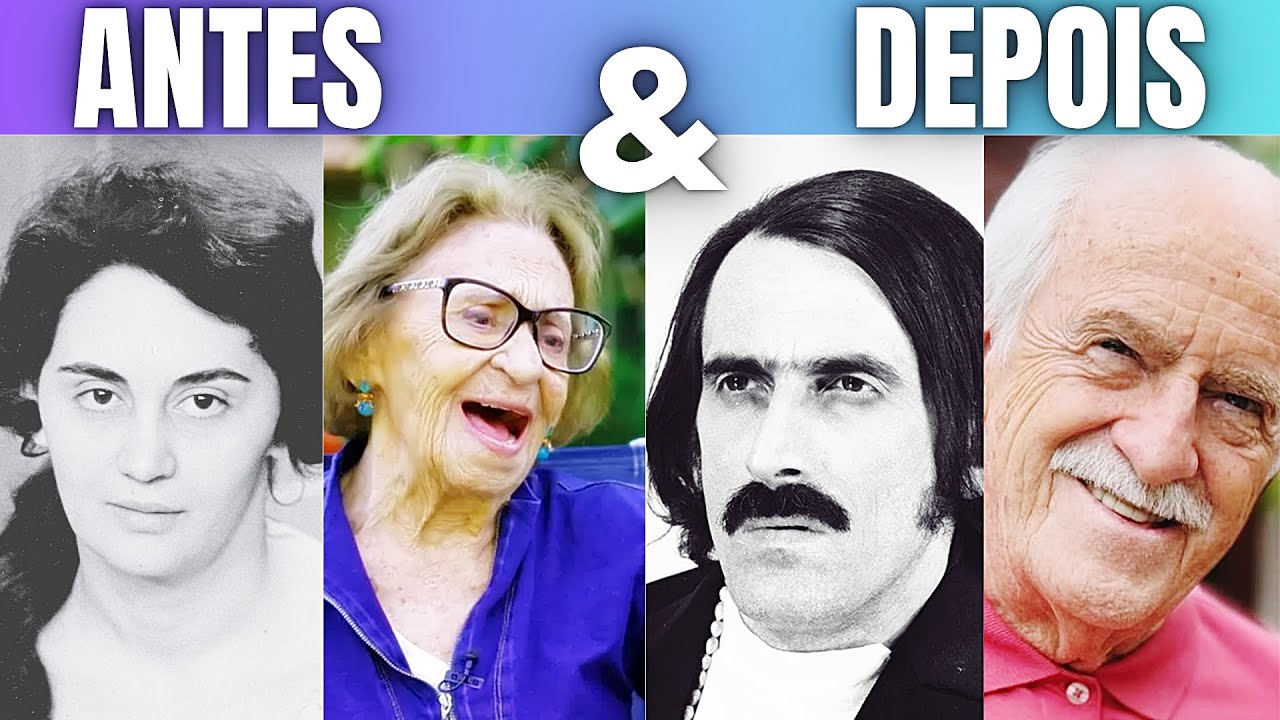 25+ Famosos  Mais Velhos do Brasil [Antes e Depois]