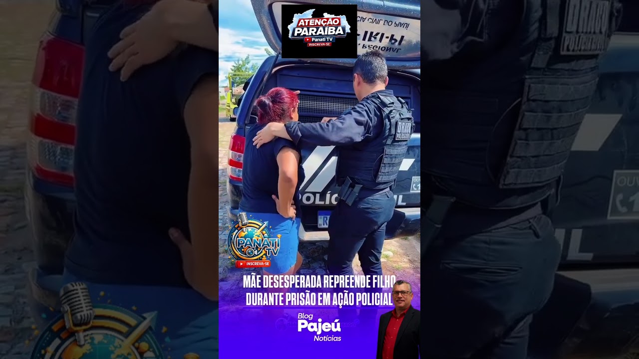 🚨 EMOCIONANTE: M&Atilde;E DESABA AO VER FILHO DETIDO 😢💔