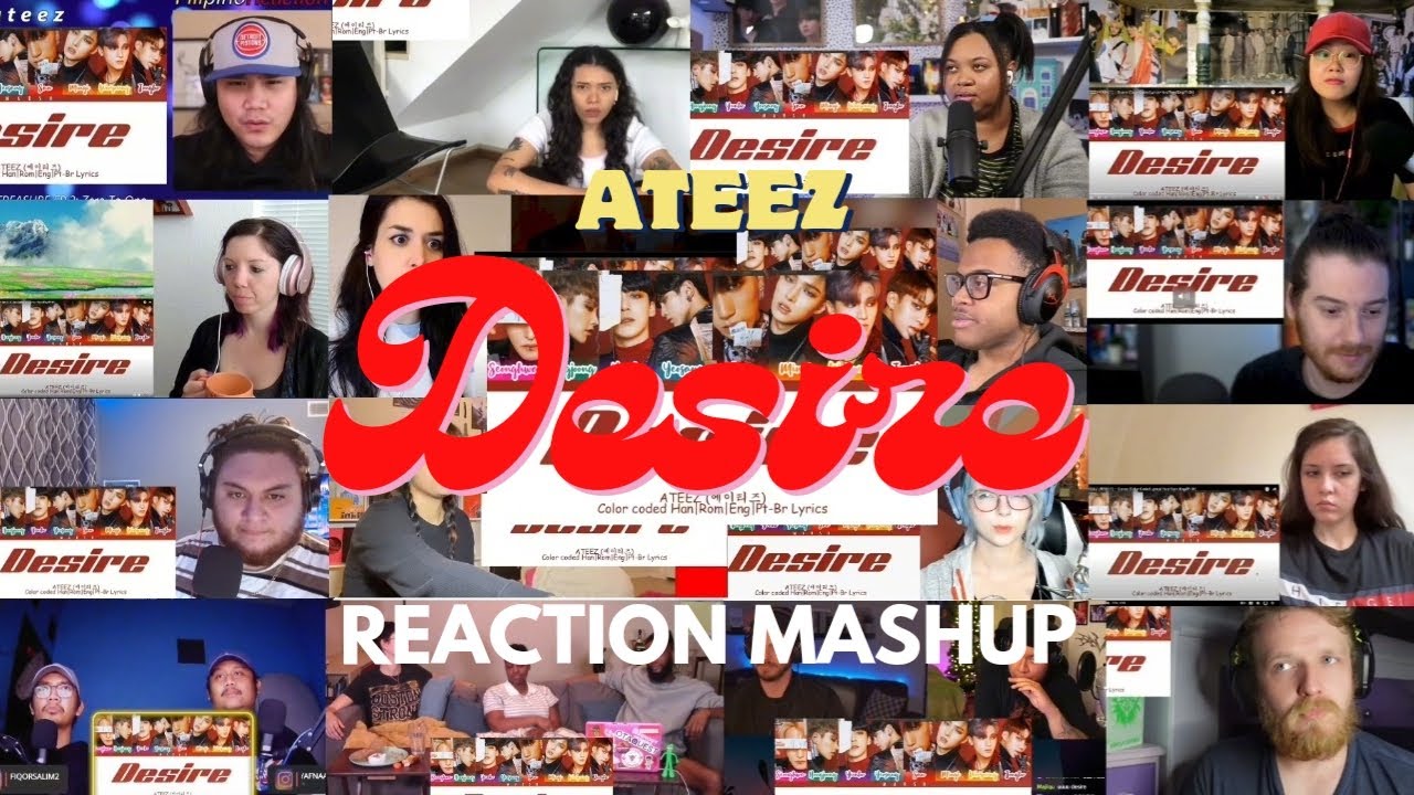 ATEEZ(에이티즈) - 'Desire' Color coded Lyrics REACTION MASHUP