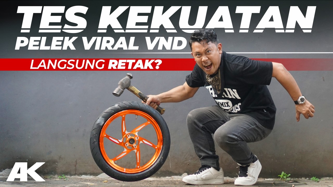 LANGSUNG REMUK?? Tes Kekuatan Pelek Motor Viral VND #AtenxKatros