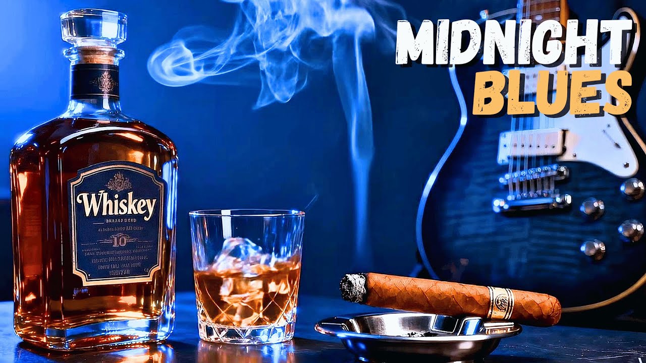 Midnight Whiskey Blues | Slow Blues Instrumental for Late Night Hours