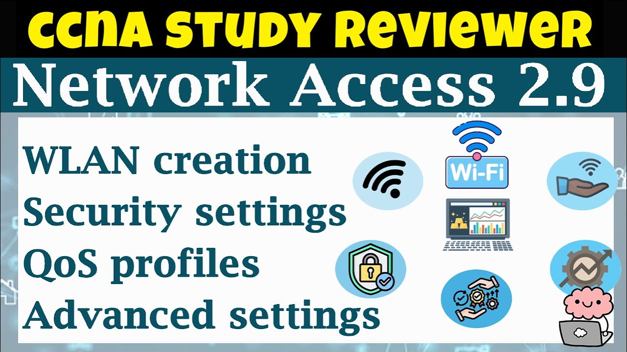 CCNA Study Reviewer - 2.9 Interpret the wireless LAN GUI configuration (with Flashcards)