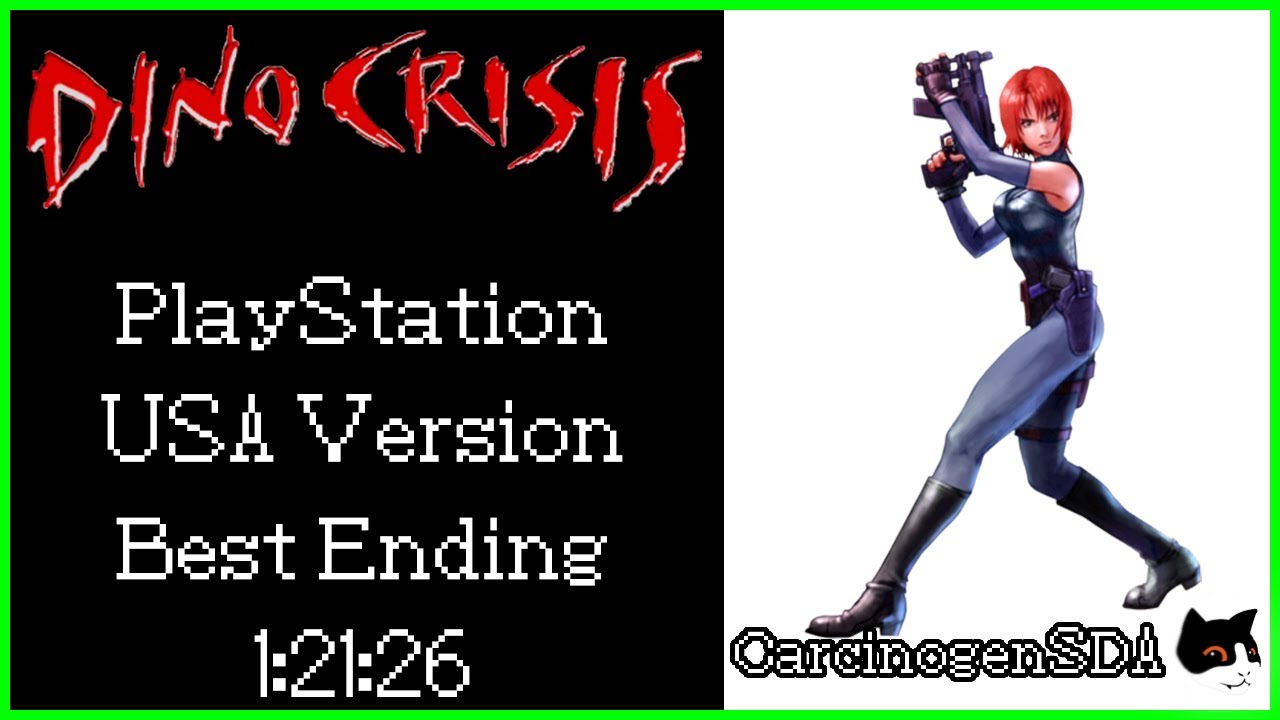 Dino Crisis (PSX) Speedrun - Best Ending (100%) - 1:21:26 [Commentated]