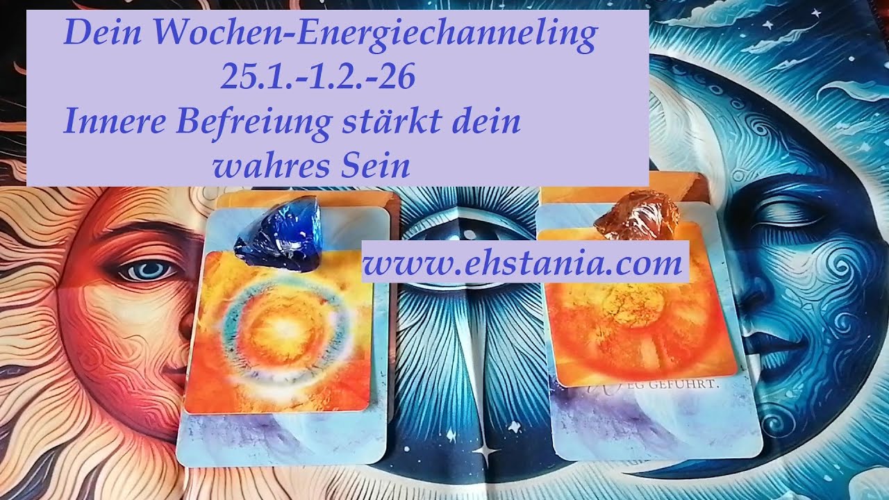Dein Wochen Energiechanneling 25.1.- 1.2.26 - Alte Bindungen lösen+Seelenwege  💖✨