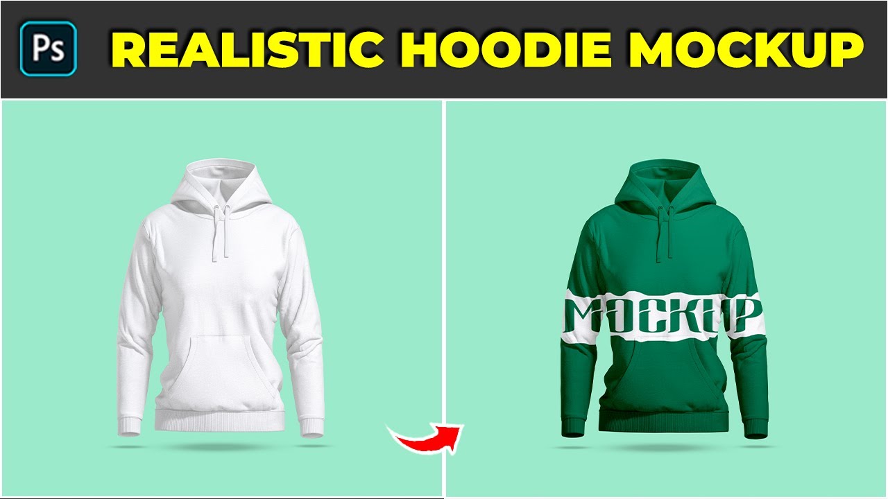 Quick & Easy Way To Create Realistic Hoodie Mockup - Photoshop Tutorial