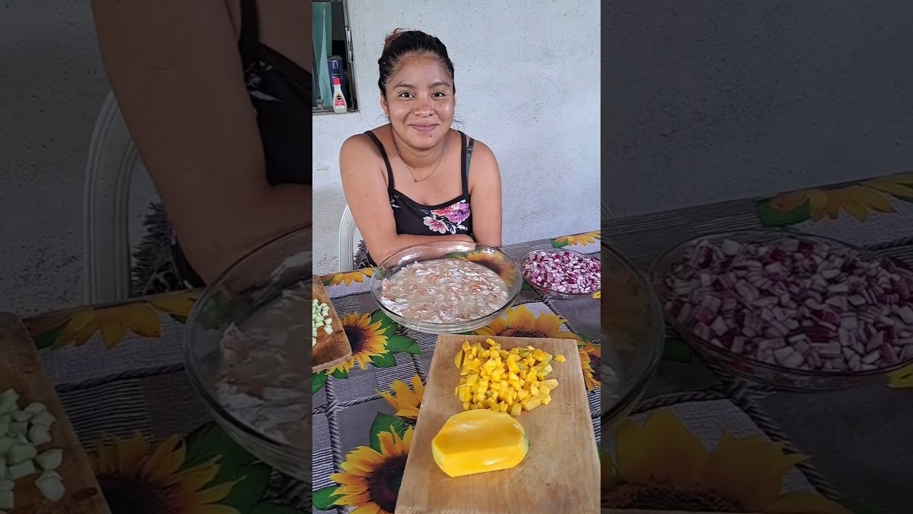 La chula y su sobrina gigante preparan una sopa de calabazitas, y preparamos un Aguachile de camarón