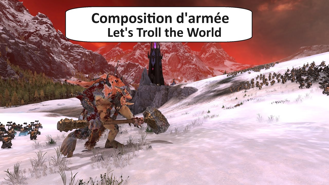 Composition d'arm&eacute;e : Throgg le roi des trolls