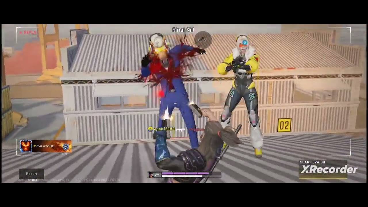 Bloodstrike gameplay (squad fight mode gameplay) part 4