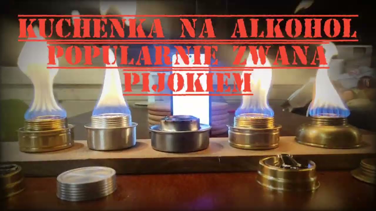 Kuchenki alkoholowe - słow pare, Alkohol stove reviev