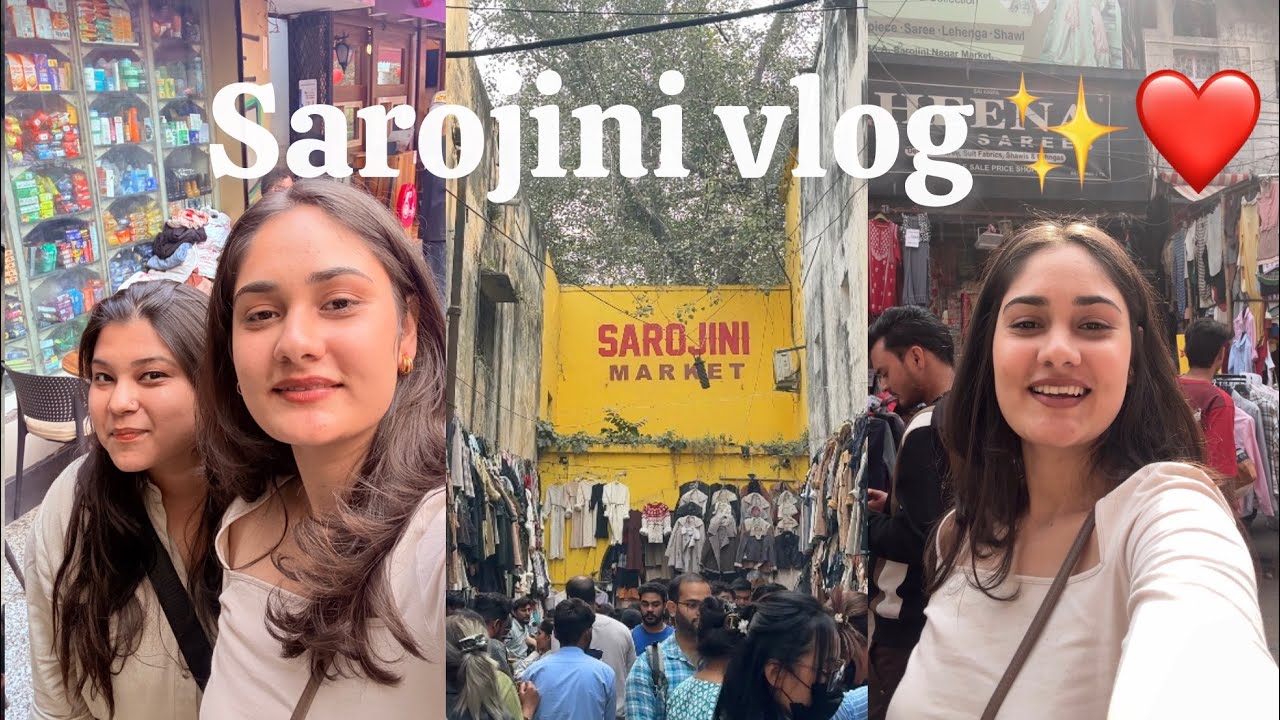 Pure ek saal baad mai pahochi Sarojini Market 😮❤️| Sarojini vlog 💁🏻‍♀️