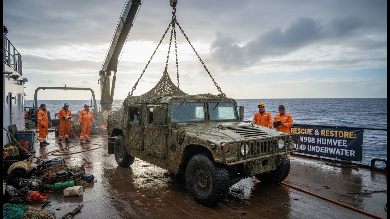 ASMR Humvee HMMWV Restoration: From BATTLEFIELD WRECK