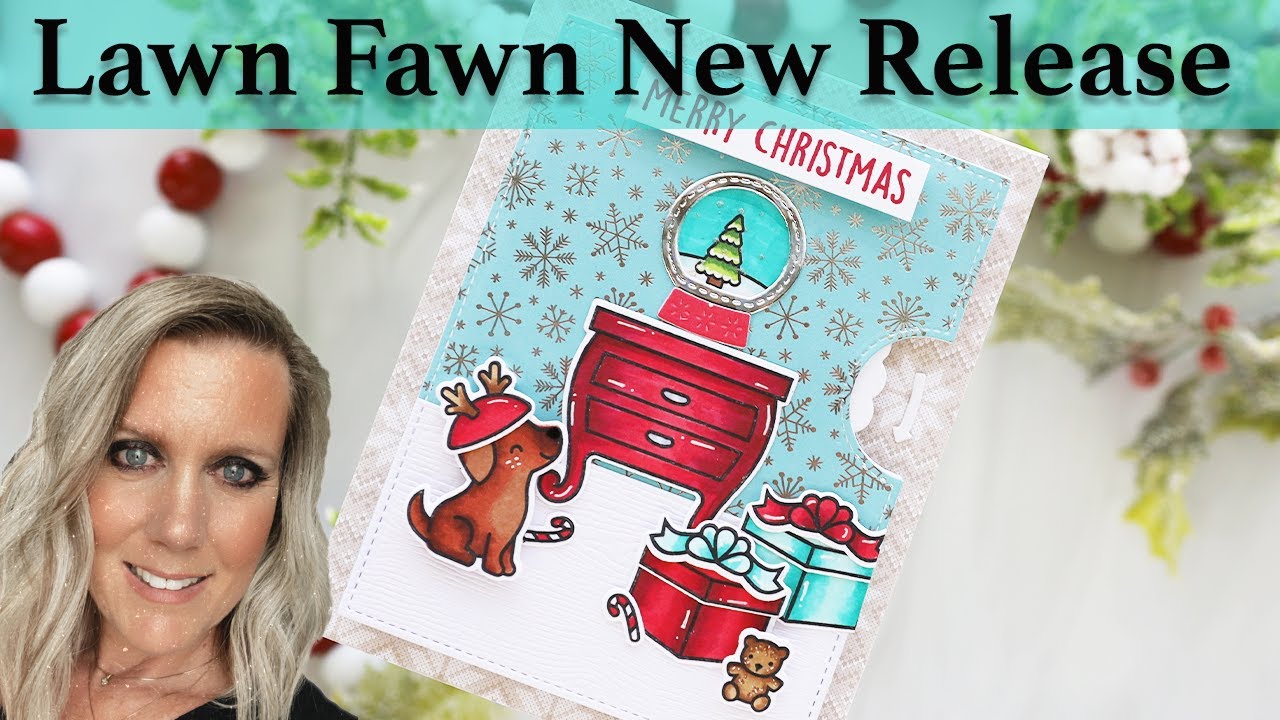 New Release | Reveal Wheel Card | Lawn Fawn | Christmas Card