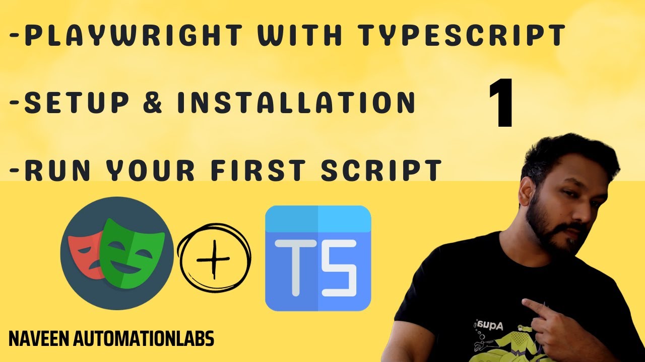 #1 — Драматург с TypeScript — Настройка и установка | Первый сценарий