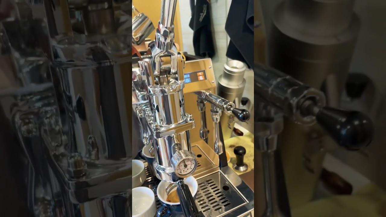Pressure profile decaf espresso shot 