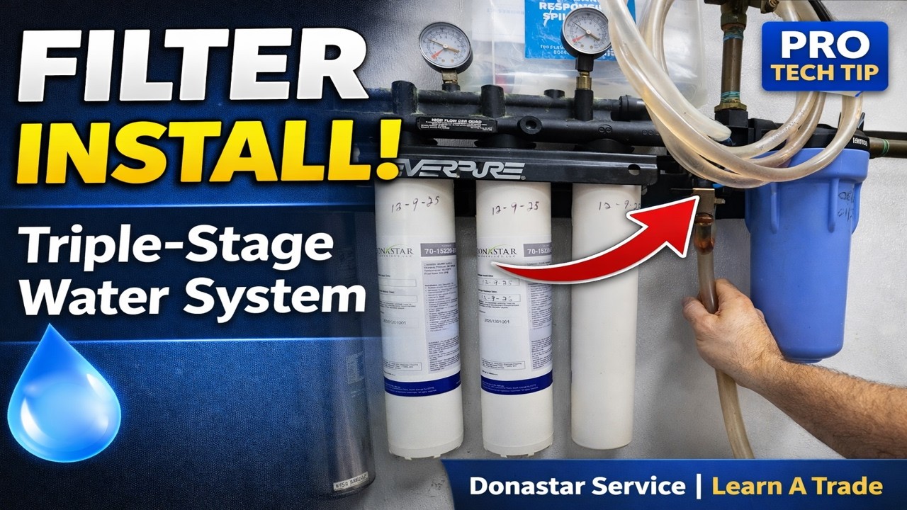 Donastar Triple-Stage Water Filter Install
