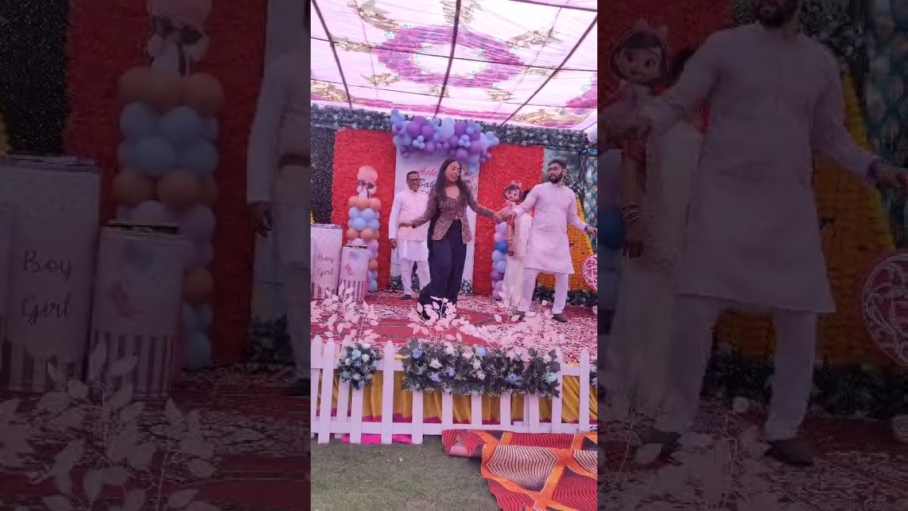 Golden hearts dancing to a golden melody #babyshower #grandparents #masi #mama #dance #shorts #viral
