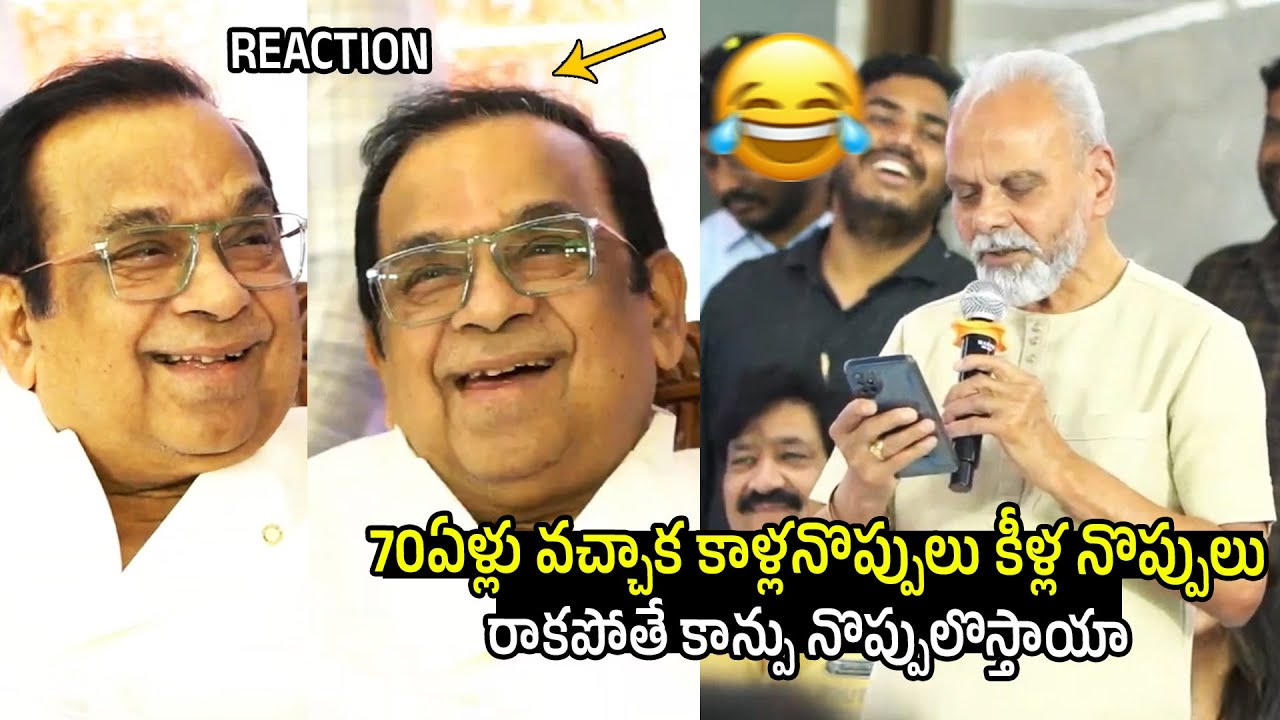 Senior Actor LB Sri Ram Hilarious Speech at Padma Shri Dr. Brahmanandam 70th Birthday
