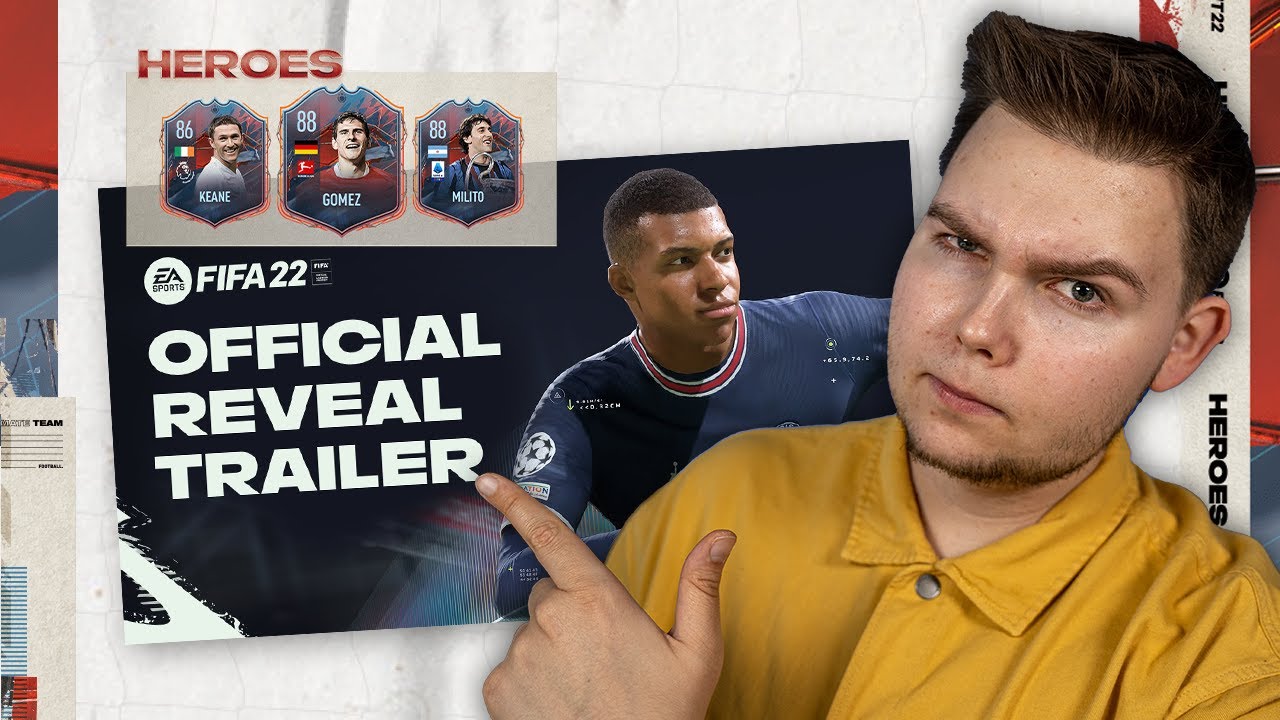 FIFA 22 TRAILER: MOJA REAKCJA, FUT HEROES!