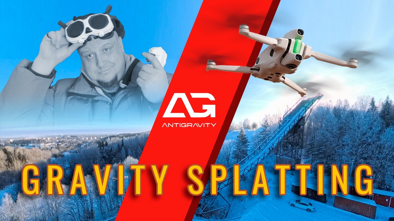 Winter 3D Scanning with Antigravity A1 (-22°C Test) - 360° drone video to Gaussian Splat