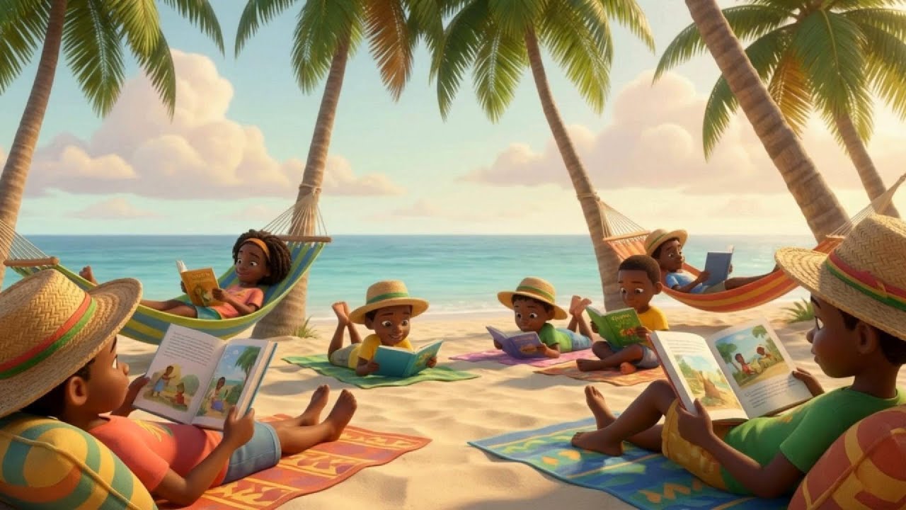 Island Stories 🐚📚🏝️ | Lo-Fi 432 Hz Calm Reading Nook with Friends 🦭🪸