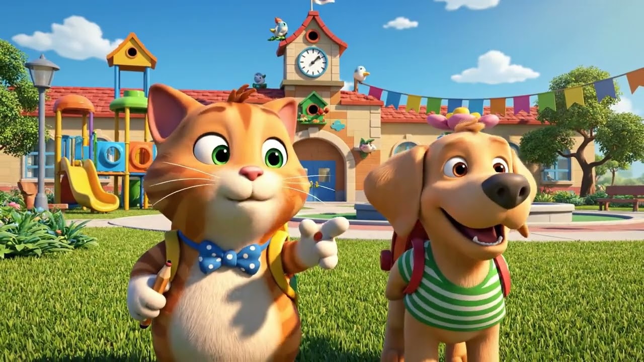A School Day for the Orange Cat | Cute Cats