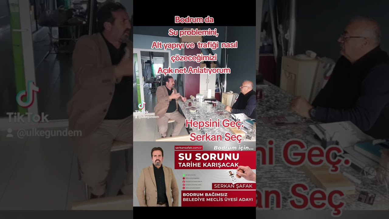 Bodrum da Su sorunu su boru patlakları Trafik trajik olmayacak &ccedil;&ouml;z&uuml;m yollarımızı Anlatıyorum izleyin