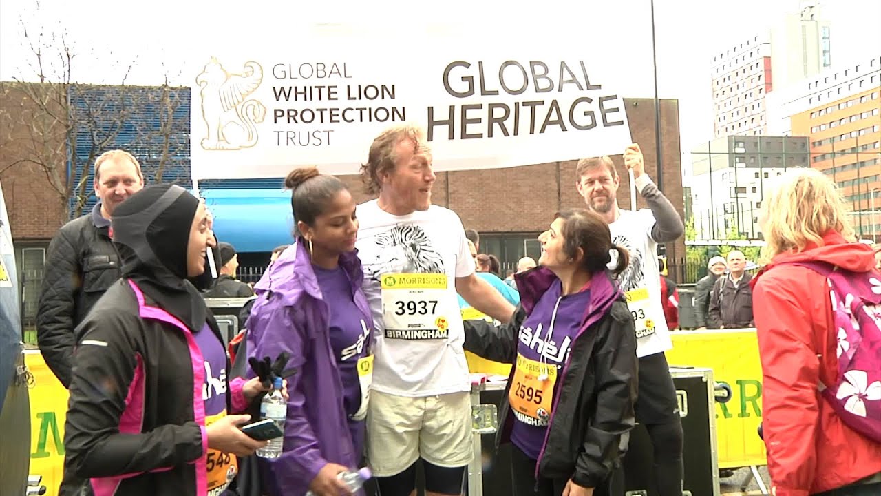 Jerome Flynn is running to help save the White Lions of the Timbavati