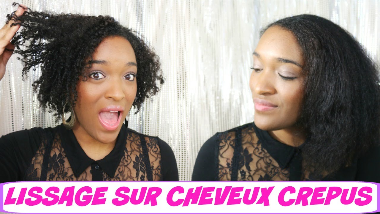 LISSAGE SUR CHEVEUX CREPUS AVEC LE LISSEUR ETHNIQUE CAPILA / CONCOURS