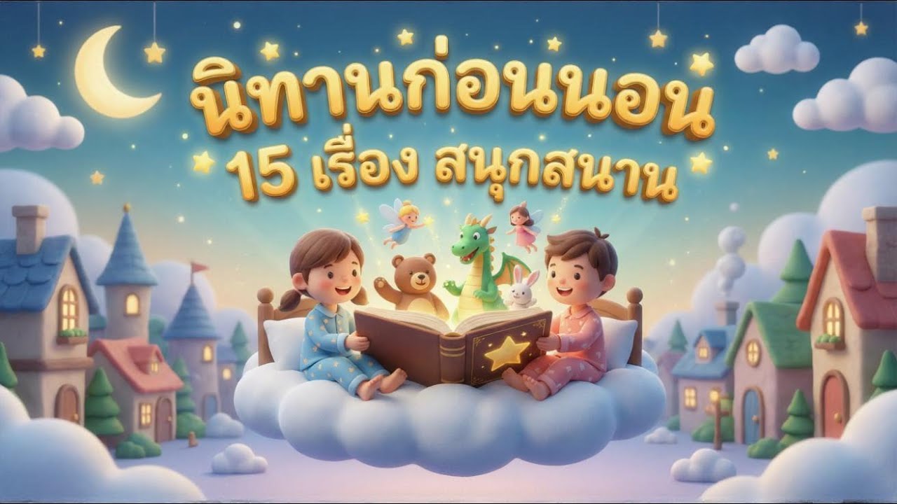 รวมนิทานก่อนนอน 15 เรื่อง | นิทานสนุกสนานตลก เสริมจินตนาการเด็ก 🐔🐵🐘🦊เรื่องราวแห่งความฉลาดและมิตรภาพ