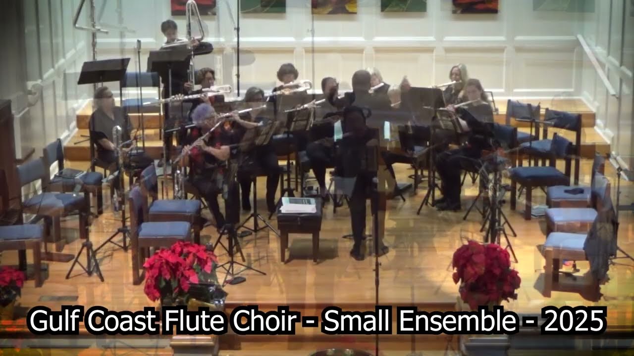 The Gulf Coast Flute Choir plays - 