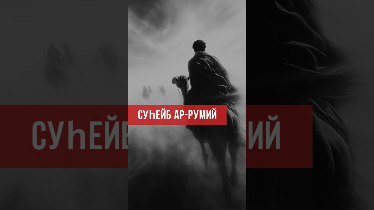 Суhейб ар-Румий &mdash; сподвижник Пророка Мухаммада, صلى الله عليه وسلم.