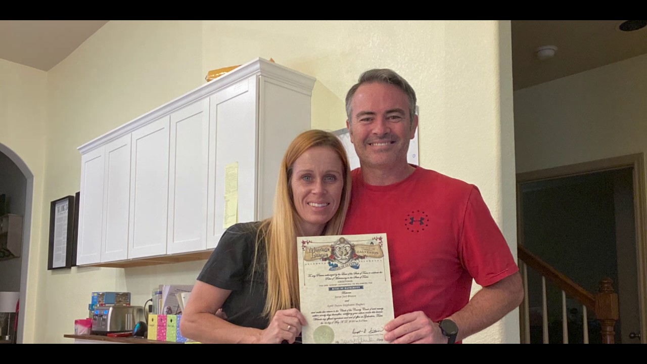 Jaron Brown & April Hughes Wedding, 20 May 2020