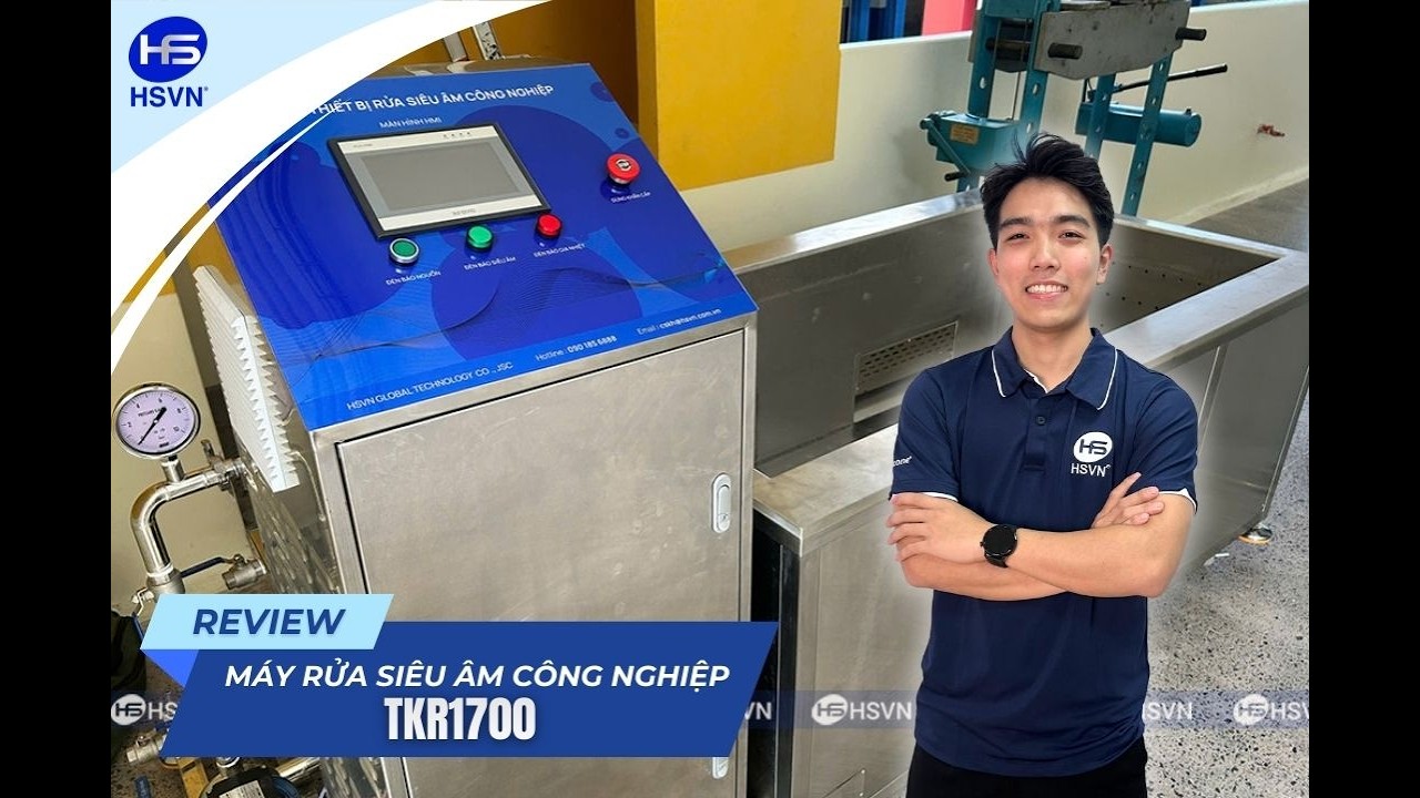 [ Test ] Máy rửa siêu âm công nghiệp TKR1700