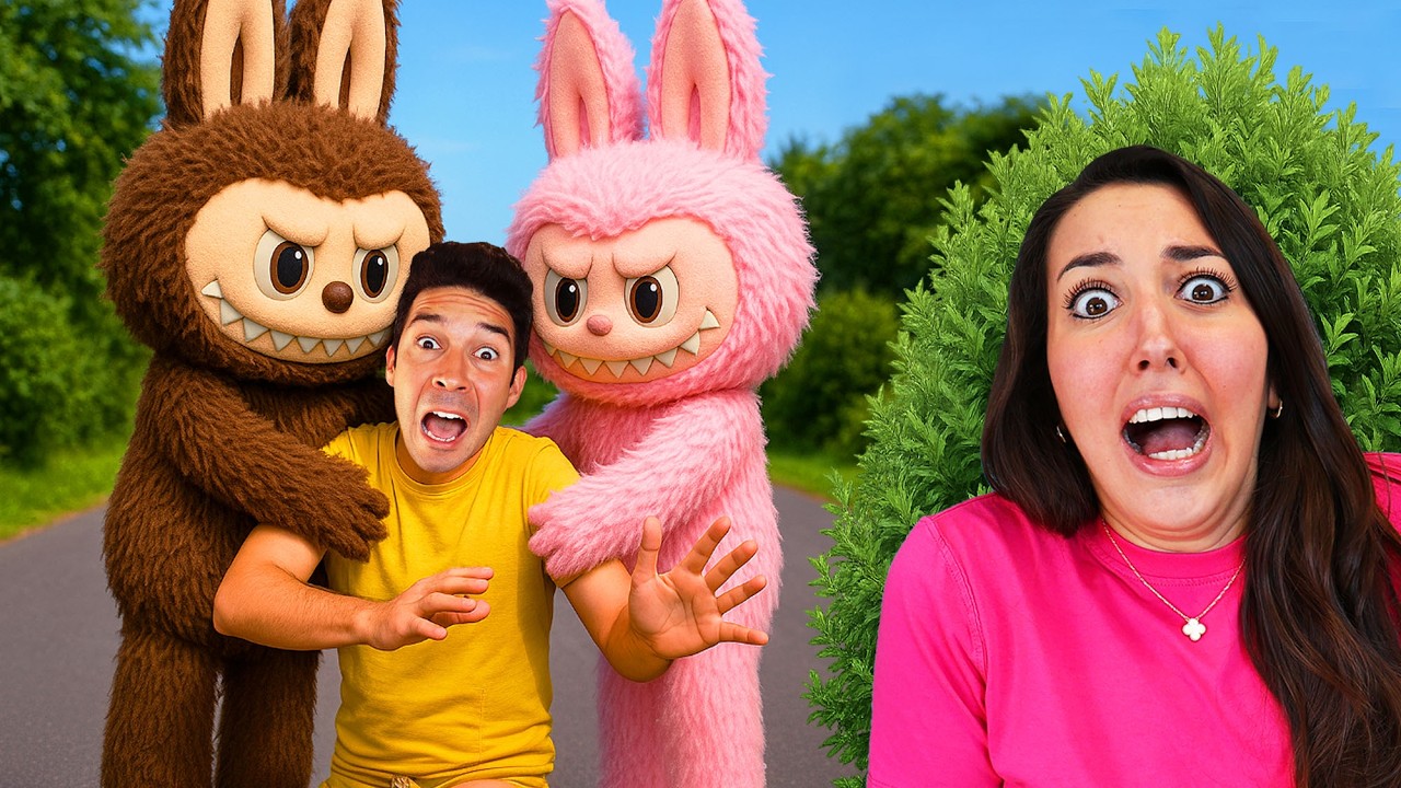 GIOCHIAMO CON I LABUBU GIGANTI NELLA VITA REALE! 😵