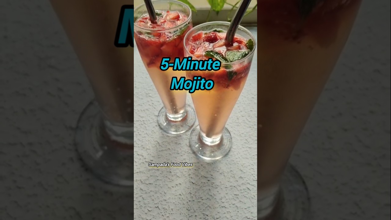 Strawberry Mint Mojito 🍓🌿 | Summer Special 