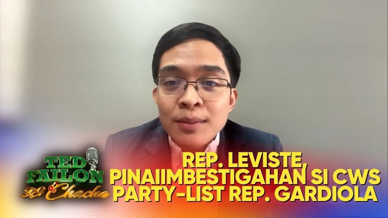 Rep. Leviste, pinaiimbestigahan sa ICI si Rep. Gardiola | Ted Failon & DJ Chacha