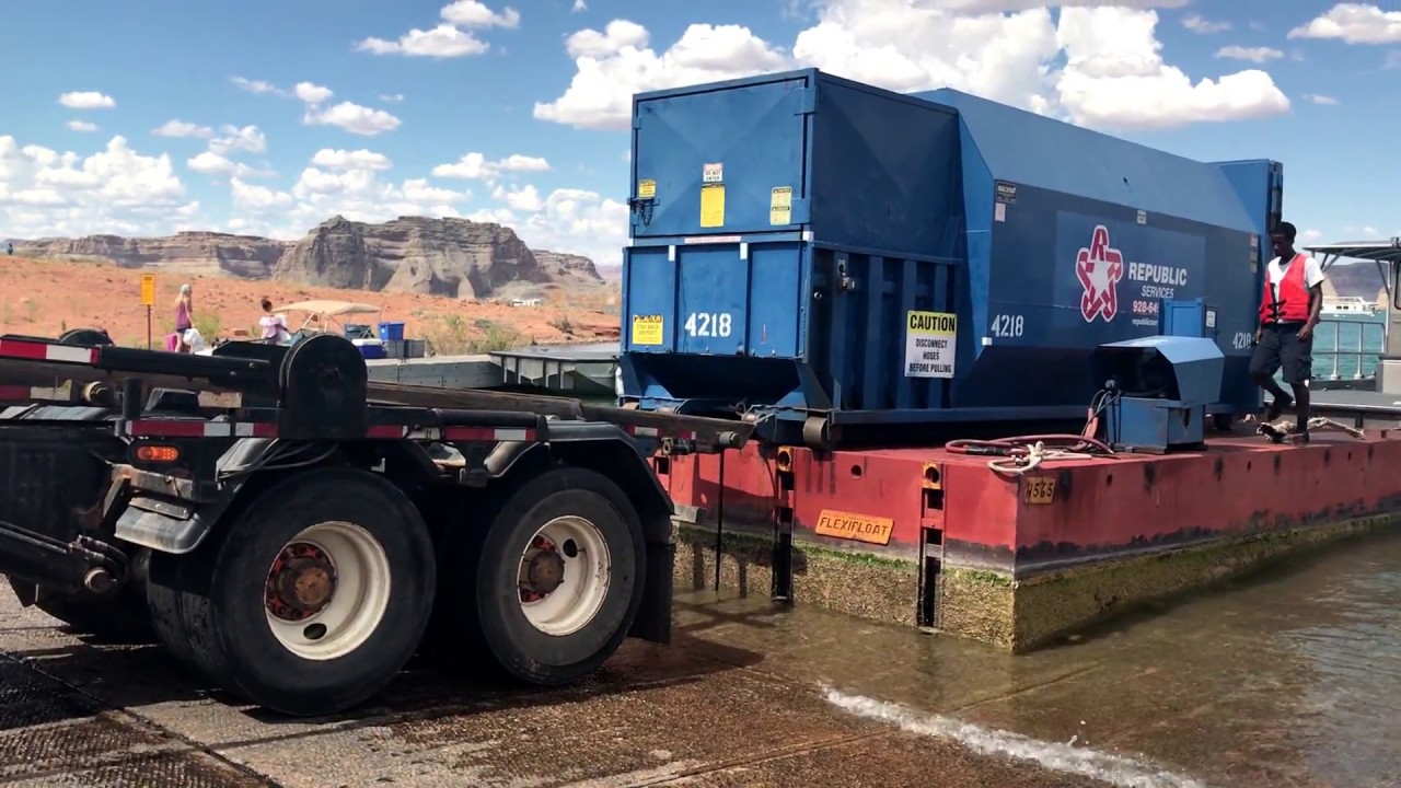 Republic Services Of Page, Arizona 3009 ~ Mack Granite Galbreath Rolloff (Read Description)