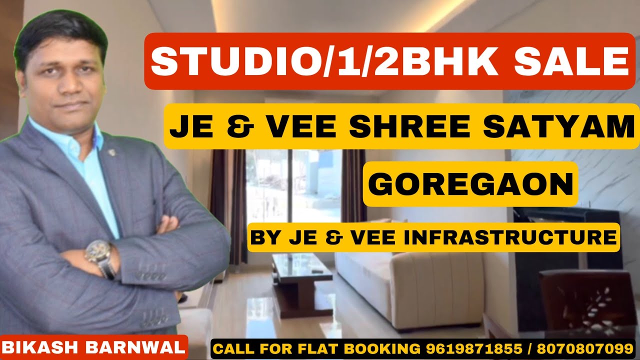 JE AND VEE SHREE SATYAM MALAD/1/2BHK/MALAD/NEW LAUNCH/FLAT/PROPERTY PLAZA BIKASH BARNWAL