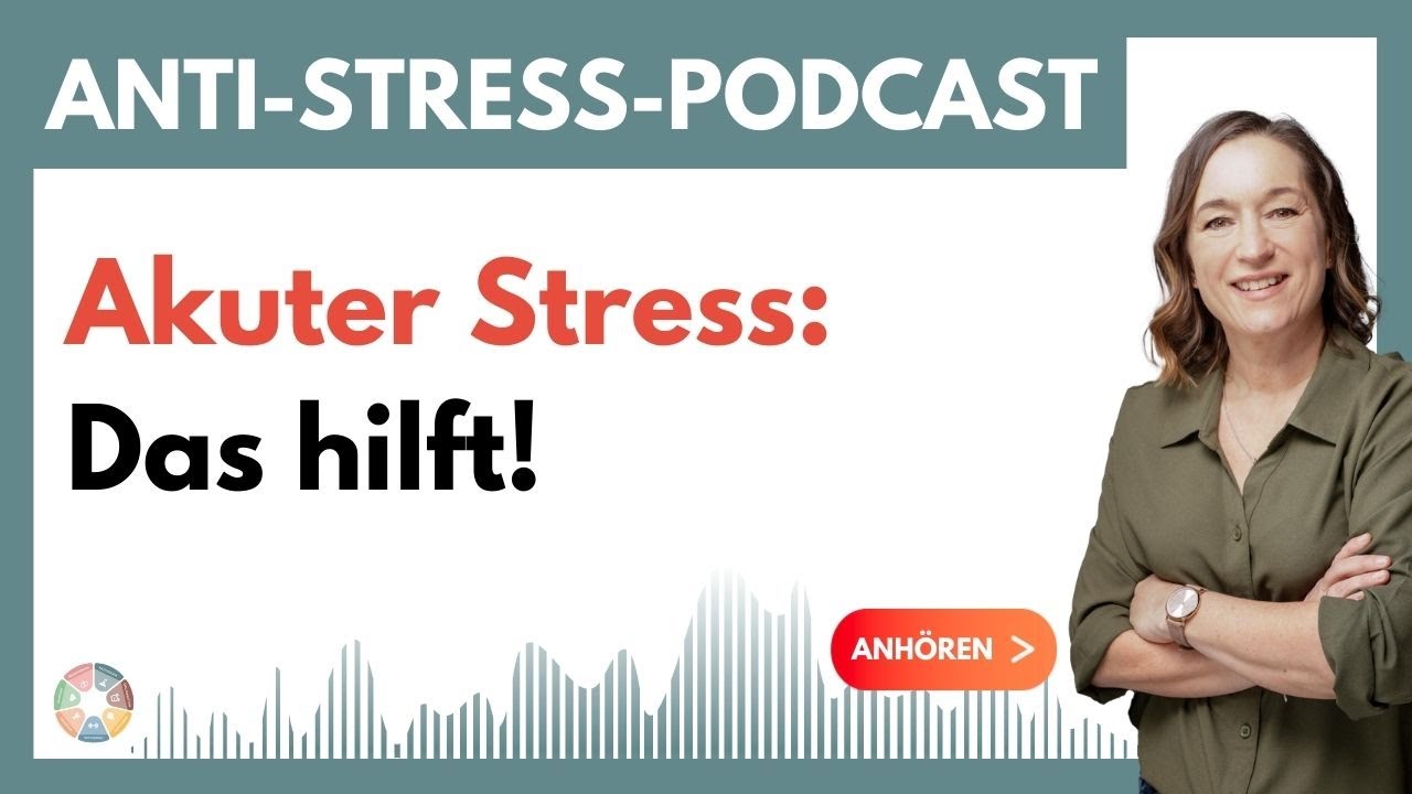 Akuter Stress! Diese drei Ma&szlig;nahmen helfen immer [Anti-Stress-Podcast 266]