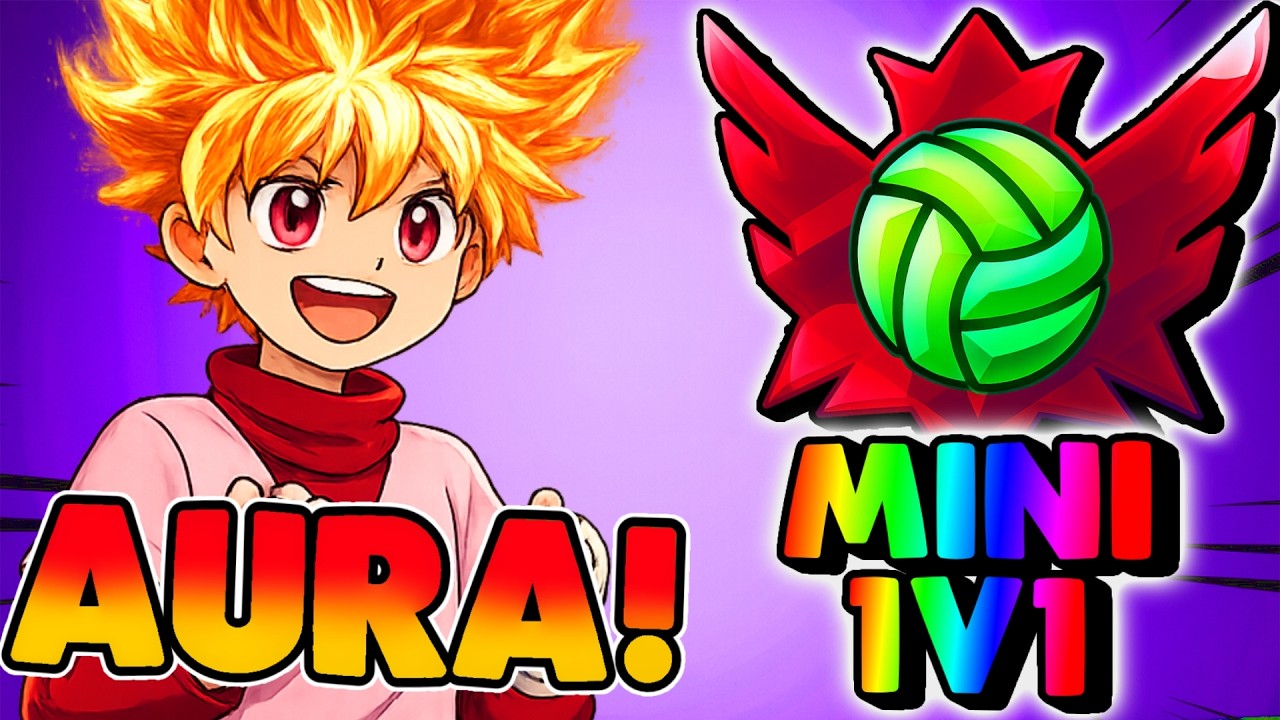 PEGUEI PRO NO MINI 1v1 NO VOLLEYBALL LEGENDS! AMASSEI OS HACKERS E ESTOU PRO!(Como jogar mini 1v1)
